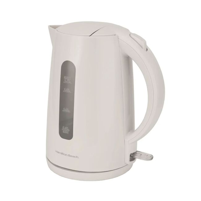 HAMILTON BEACH ESSENTIALS 1.7L WHITE Rapid Boil Kettle