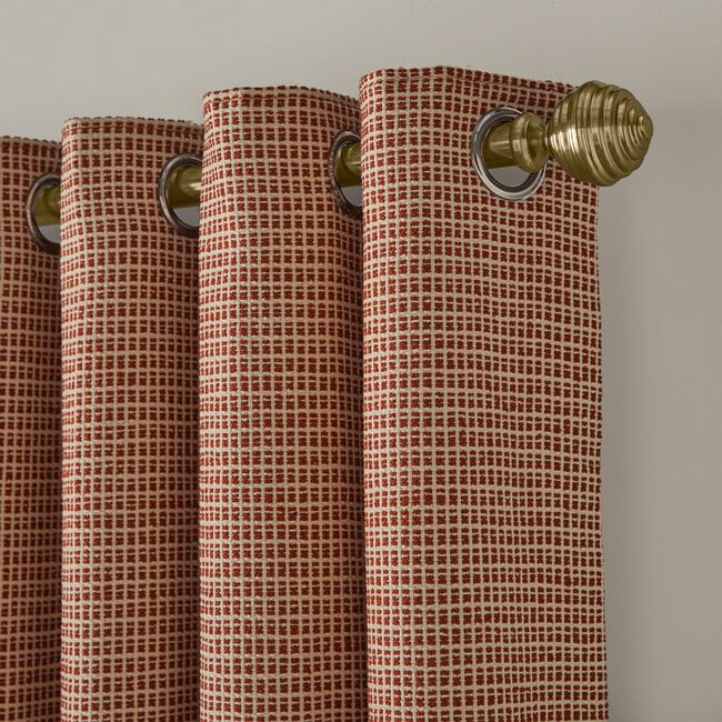 BOXWEAVE RUST 66x54 Curtain