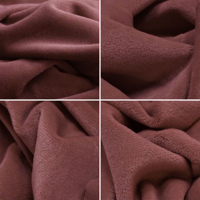 REGAL MILLS EASYSTRETCH VELVET BORDEAUX Armchair Cover
