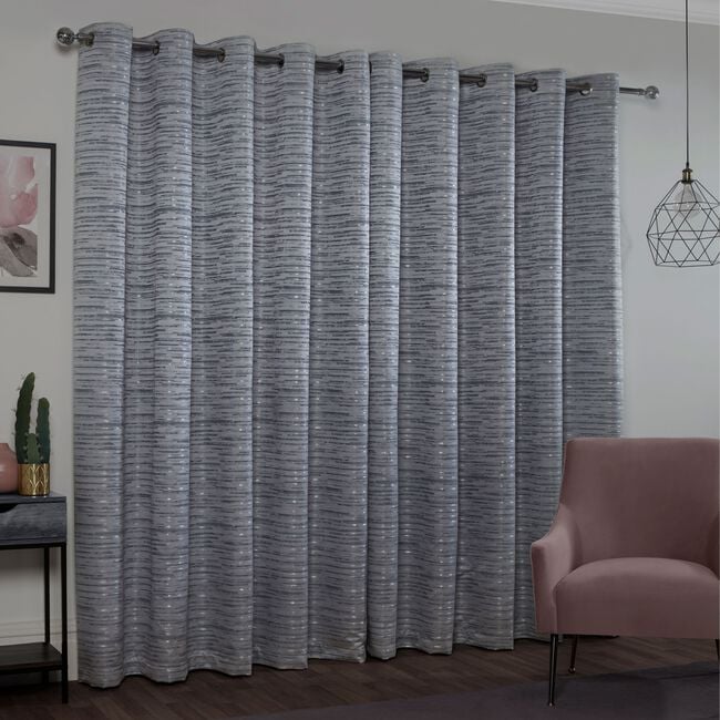 ALLURE SILVER 66x54 Curtain