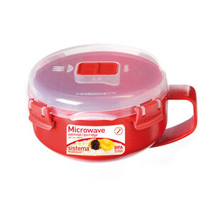 Klip It Microwave Porridge Bowl 850ml