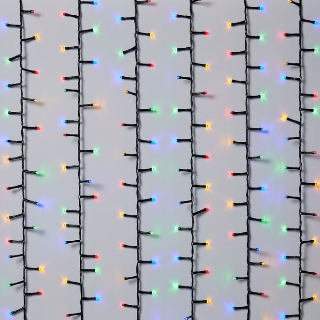 LED Star Bright Compact Lights 500 Multicoloured