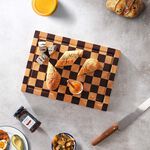 FIESTA HOME CHECK Large Cutting Block
