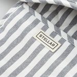 Stellar Double Oven Mitt - Grey Stripe