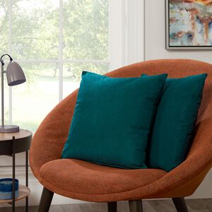 CORDUROY TEAL 2PK Cushion Covers 45x45