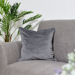 Naomi Cushion 45x45cm - Charcoal