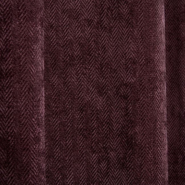BLACKOUT & THERMAL H/BONE CHENILLE MAUVE 90x90 Cur