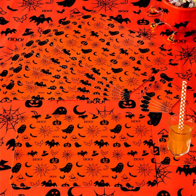 Spooky Creatures 6pk Mats & Coasters 