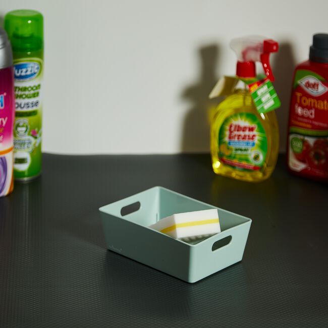 Studio 3.01 Basket Rectangular Silver Sage