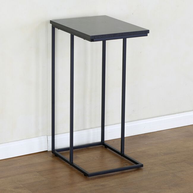 Bergstrom Black Marble Side Table