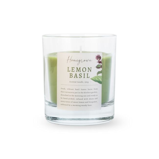 Wax Lyrical Home Grown Lemon Basil Candle