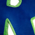 LETTER R Cushion Blue/Green