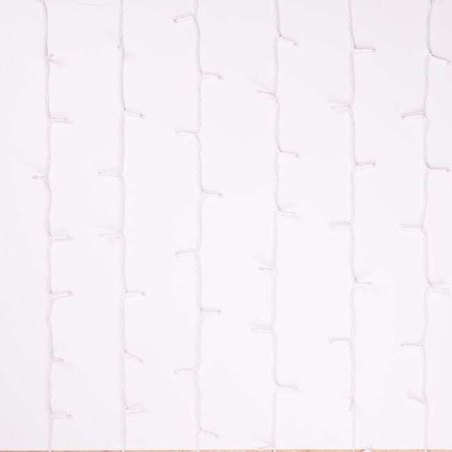 200 WARM WHITE Led Lights W/ White Cable