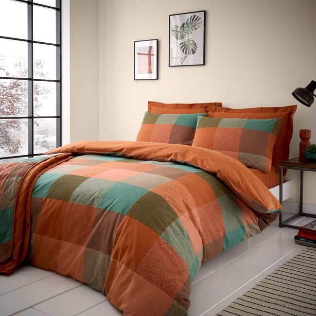 SINGLE DUVET COVER Brushed Cotton Simon Multi