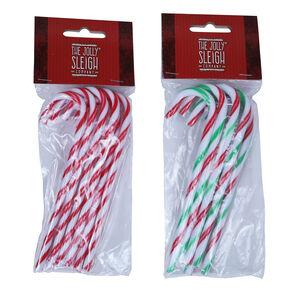 Candy Cane Tree Decorations - 6 Pack