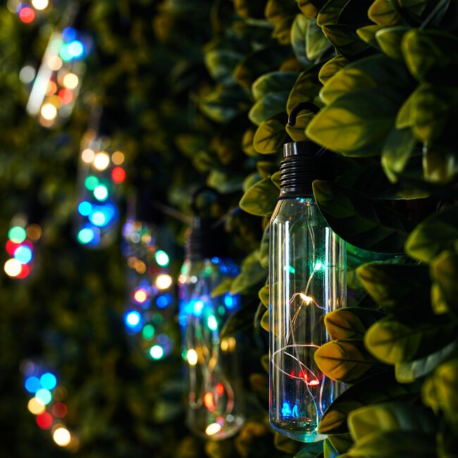 10 LED Bottle Solar String Lights
