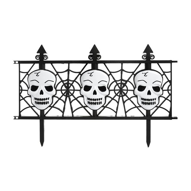 Halloween Skull Gardening Rail