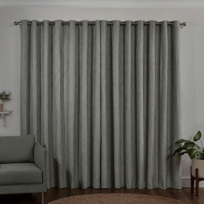 Blackout & Thermal Basketweave Curtains 66 x 72