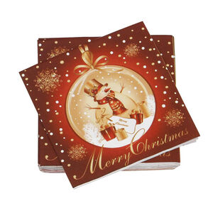 Merry Christmas Napkins 20 Pack