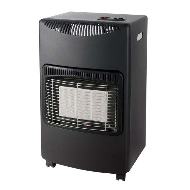 De Vielle Premium Mobile Gas Heater Black
