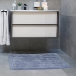 COTTON BRICK PETROL 50x80 Bath Mat