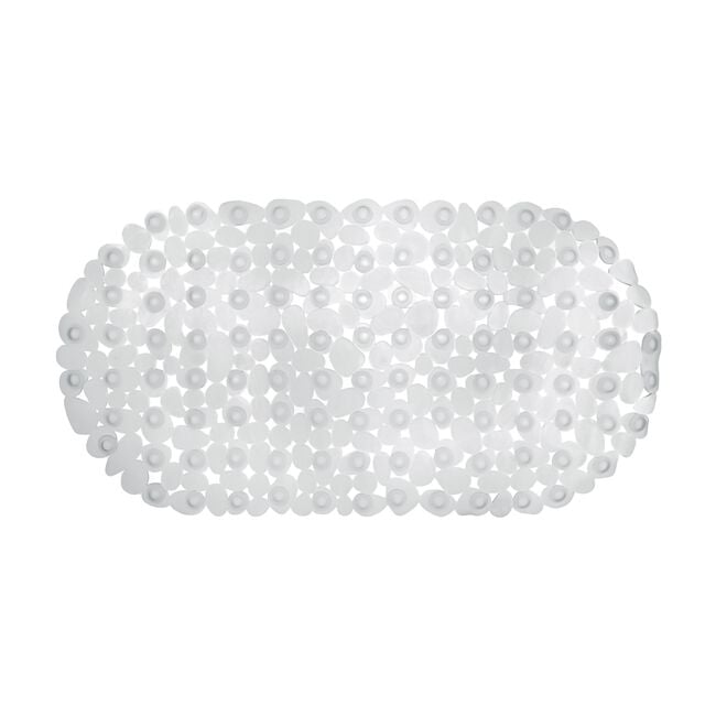 Cobbles Grey Bath Mat 68cm x 35cm