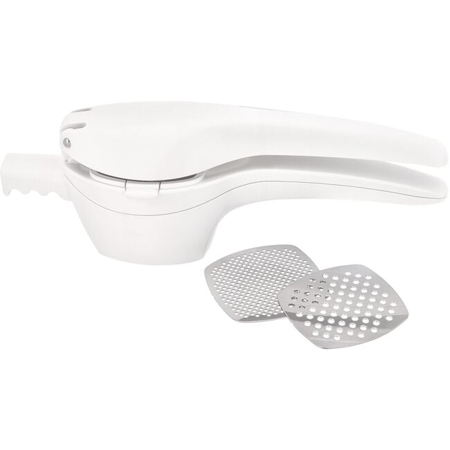 Judge White Potato Masher with 2 Discs