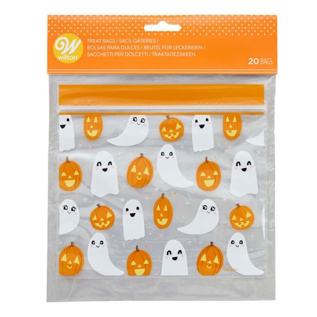 Wilton Halloween Ghost 20 Treat Bags