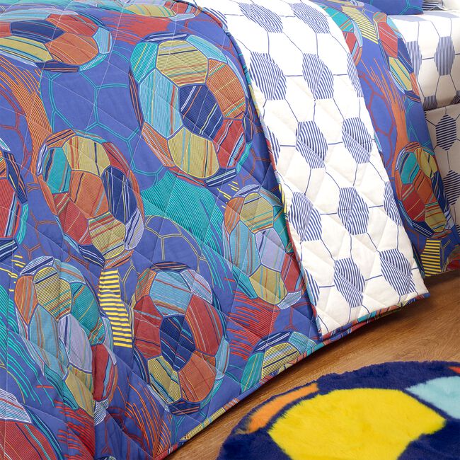 Football Champion Bedspread 200cm x 220cm