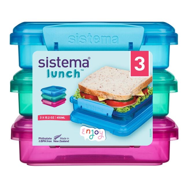 Sistema Klip It Sandwich Lunch Boxes