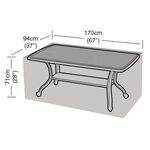 160GSM Garland Rectangular Garden Table Cover