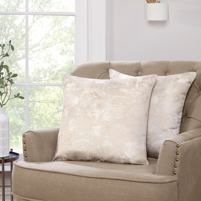 Chinoiserie Cream Cushion Covers 2 Pack - 45x45cm