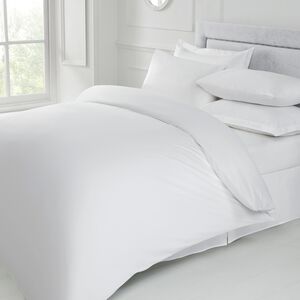 SINGLE DUVET COVER White 200tc