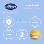 SILENTNIGHT WELLBEING COOL TOUCH KING Mattress Topper