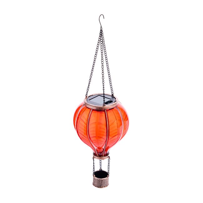 Hot Air Balloon Solar Outdoor Hanging Decoration