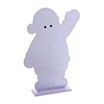 Light Up Standing Waving Santa Infinity Mirror