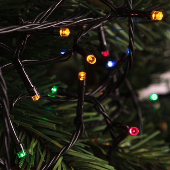 200 MULTICOLOUR Outdoor Led Timer Lights