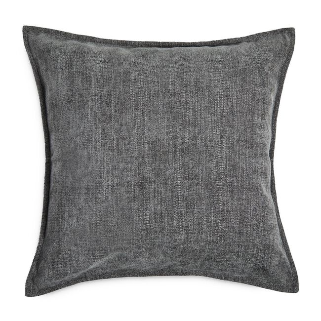 REVERSIBLE CHENILLE GREY 2PK 45X45 Cushion Covers