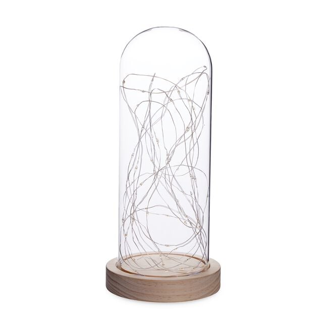 60 Warm White LED Bell Jar Decorative Light