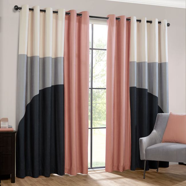RAVENNA PINK 66x54 Curtain