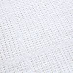 CLAIR DE LUNE LARGE WHITE Cellular Blanket 