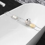 Sabichi Chrome Extendable Bath Tub Rack