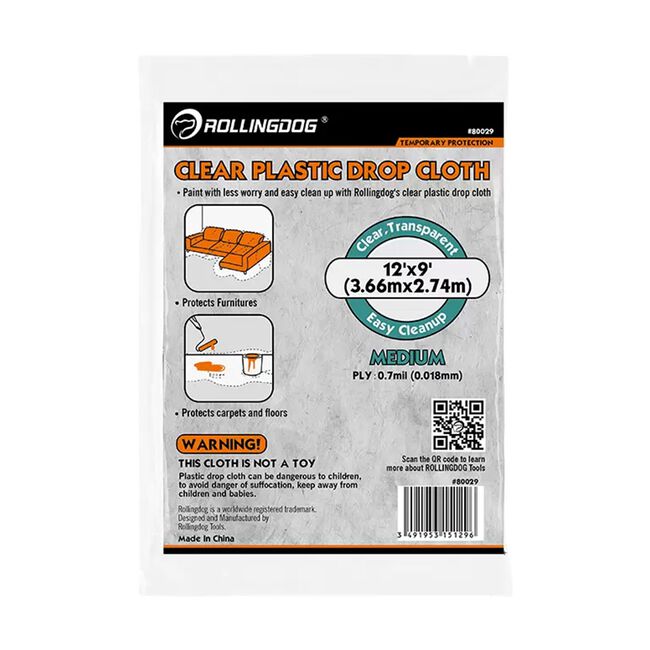 Rolling Dog Drop Cloth 12FT x 9FT