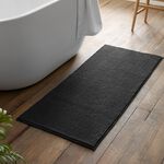 CATHERINE LANSFIELD EXTRA LONG BOBBLE BATH MAT CHARCOAL