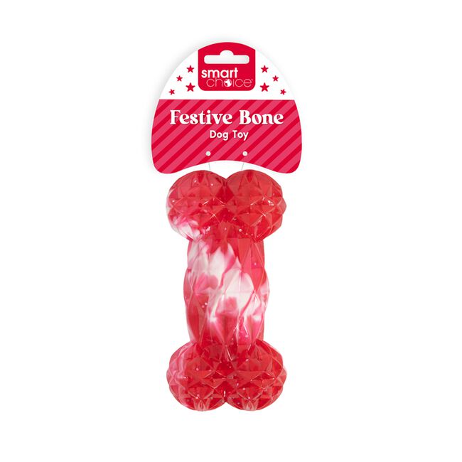 Christmas Bone Dog Toy