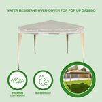 Water Resistant Pop Up Gazebo Over Cover