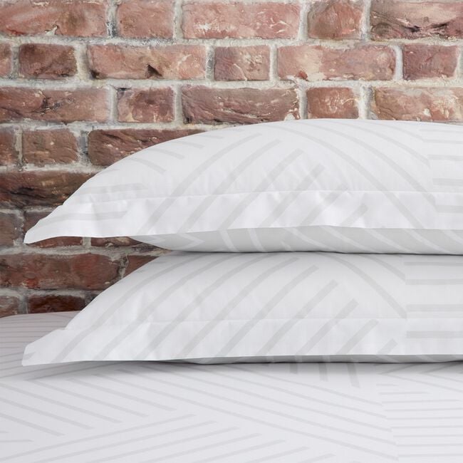 Greyson Oxford Pillowcase Pair - Grey