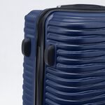 LARGE Lightweight Hardshell Luggage - Navy Blue