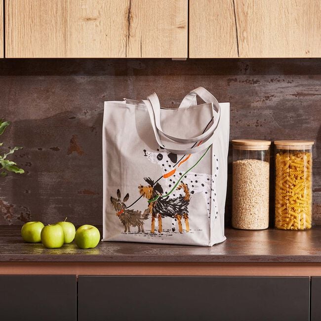 Dog Days Large Tote Bag