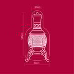 100GSM Small Chimenea Cover